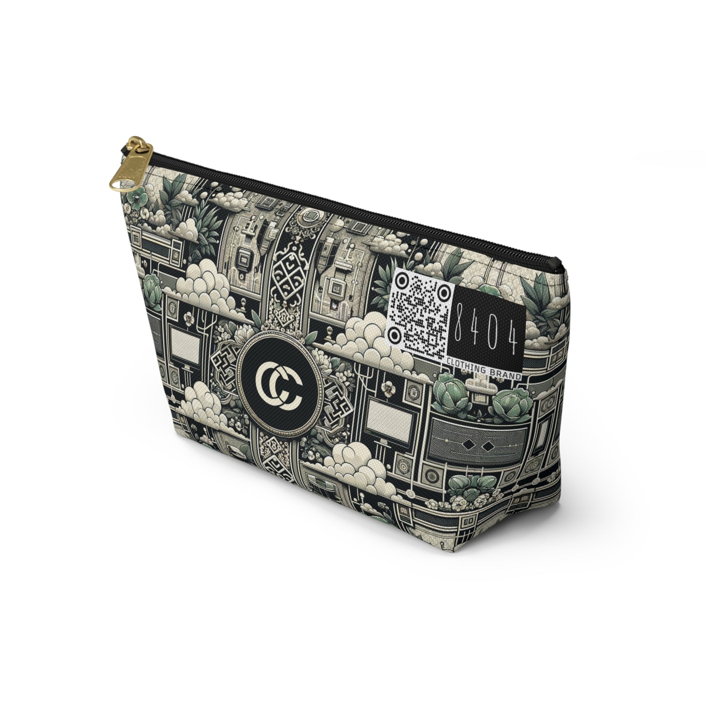 Cyber Garden Party Tech Garden Extravaganza Accessory Pouch W T-Bottom - 8404 Design-54