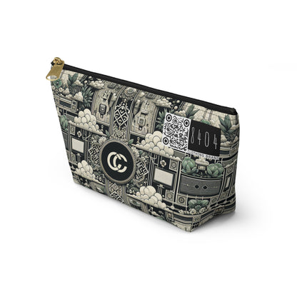 Cyber Garden Party Tech Garden Extravaganza Accessory Pouch W T-Bottom - 8404 Design-54