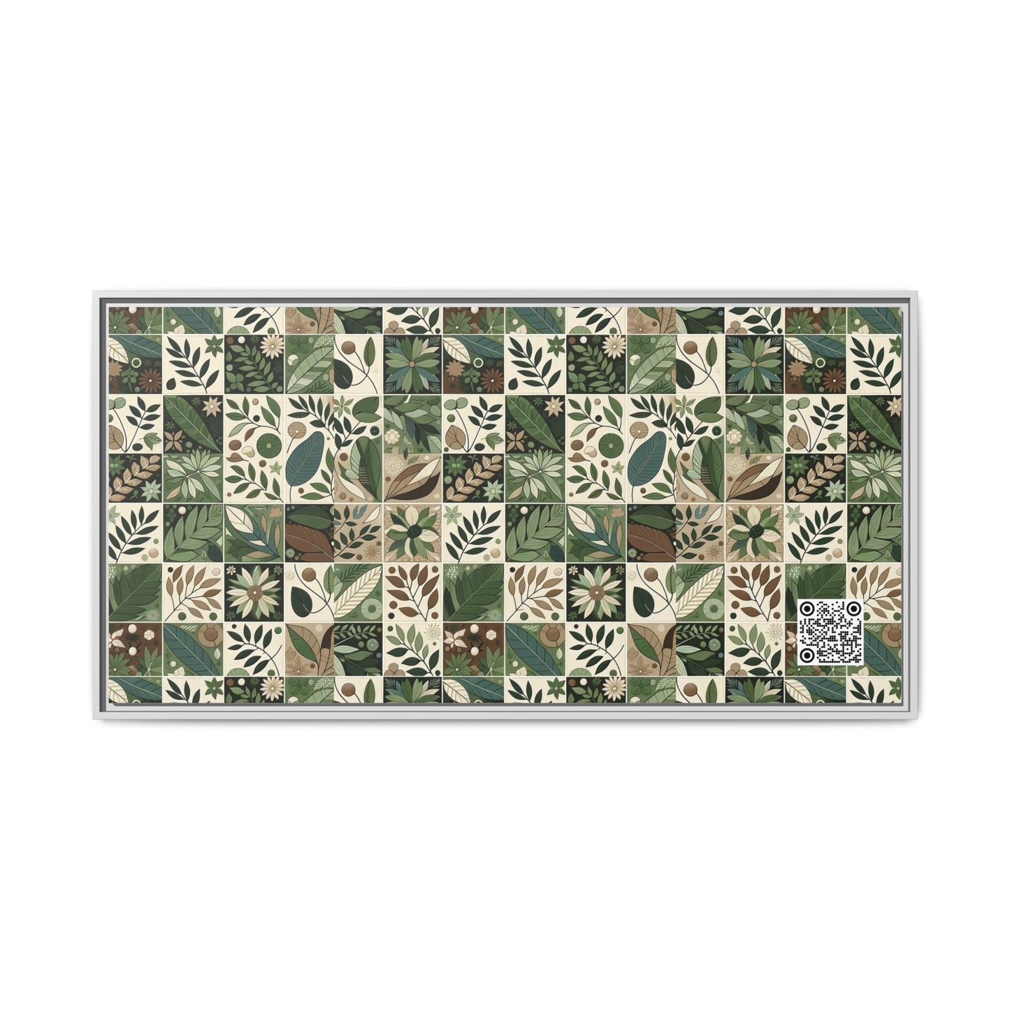 Streetwear Sustainability Environmentally Conscious Streetwear with a Natural Aesthetic Matte Canvas, Framed (multi-color) - 8404 Design-57 B