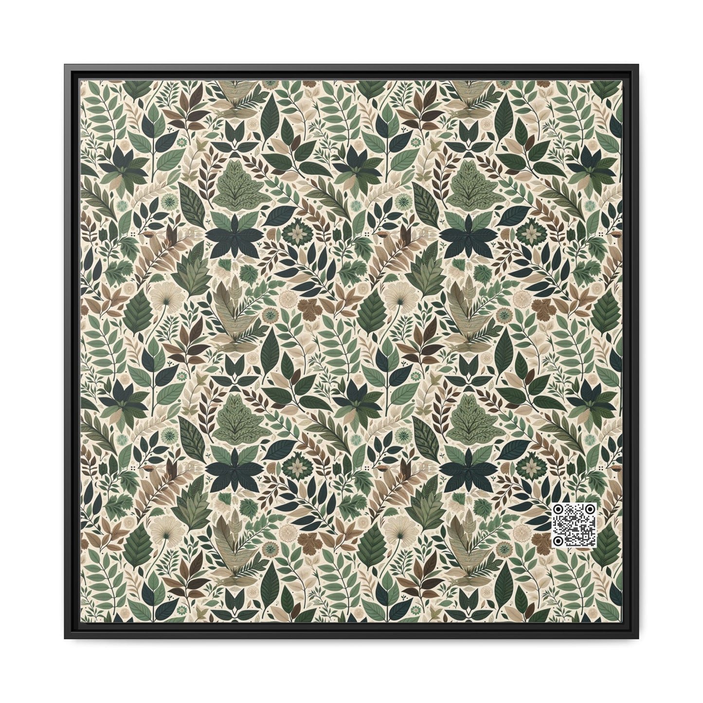 Streetwear Sustainability Environmentally Conscious Streetwear with a Natural Aesthetic Matte Canvas, Framed (multi-color) - 8404 Design-57 A