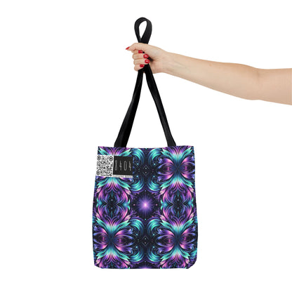 Iridescent Dream Futuristic Tech Tote Bag - 8404 Design-60