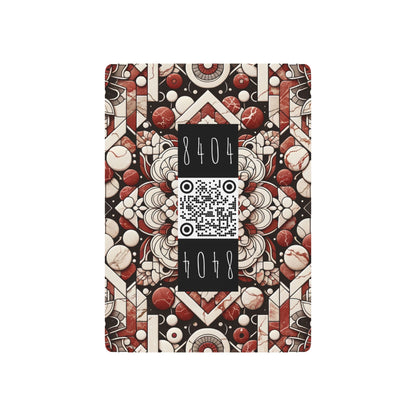 Neo Jomon Sculptural Aesthetics Artisanal Streetwear Poker Playing Cards - 8404 Design-55 B