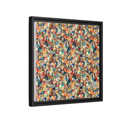 Digital Artistic Expression Artistic Streetwear Matte Canvas, Framed (multi-Color) - 8404 Design-46 B