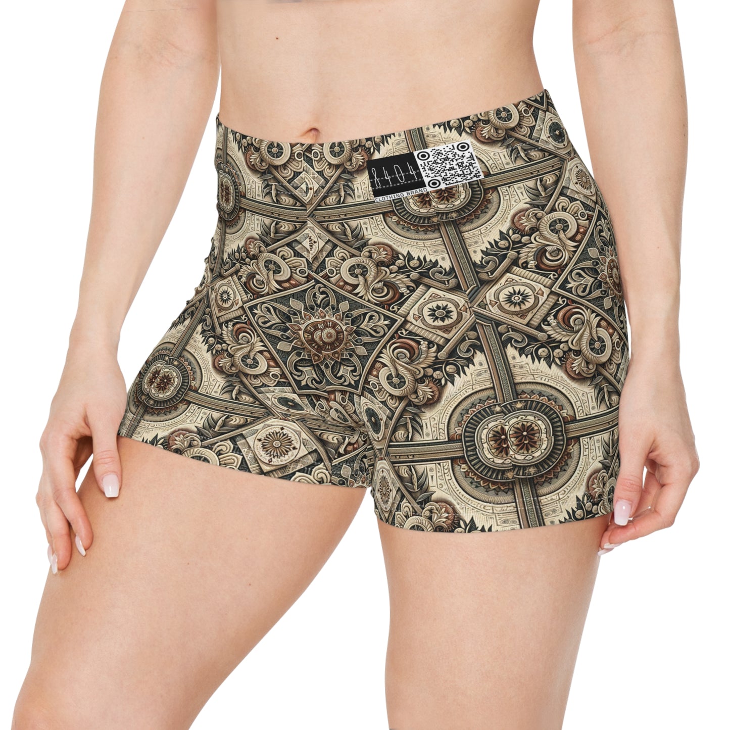 Graphic Workwear Capsule Artisanal Workwear Fusion Women's Shorts - 8404 Design-61