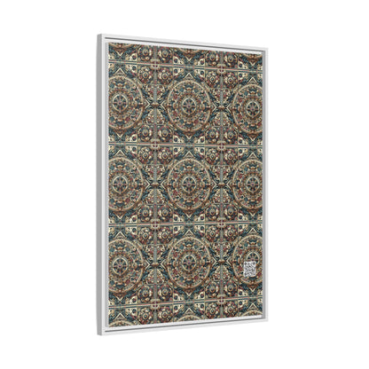 Urban Renaissance Historical Fusion With Street Edge Matte Canvas, Framed (multi-Color) - 8404 Design-57 A