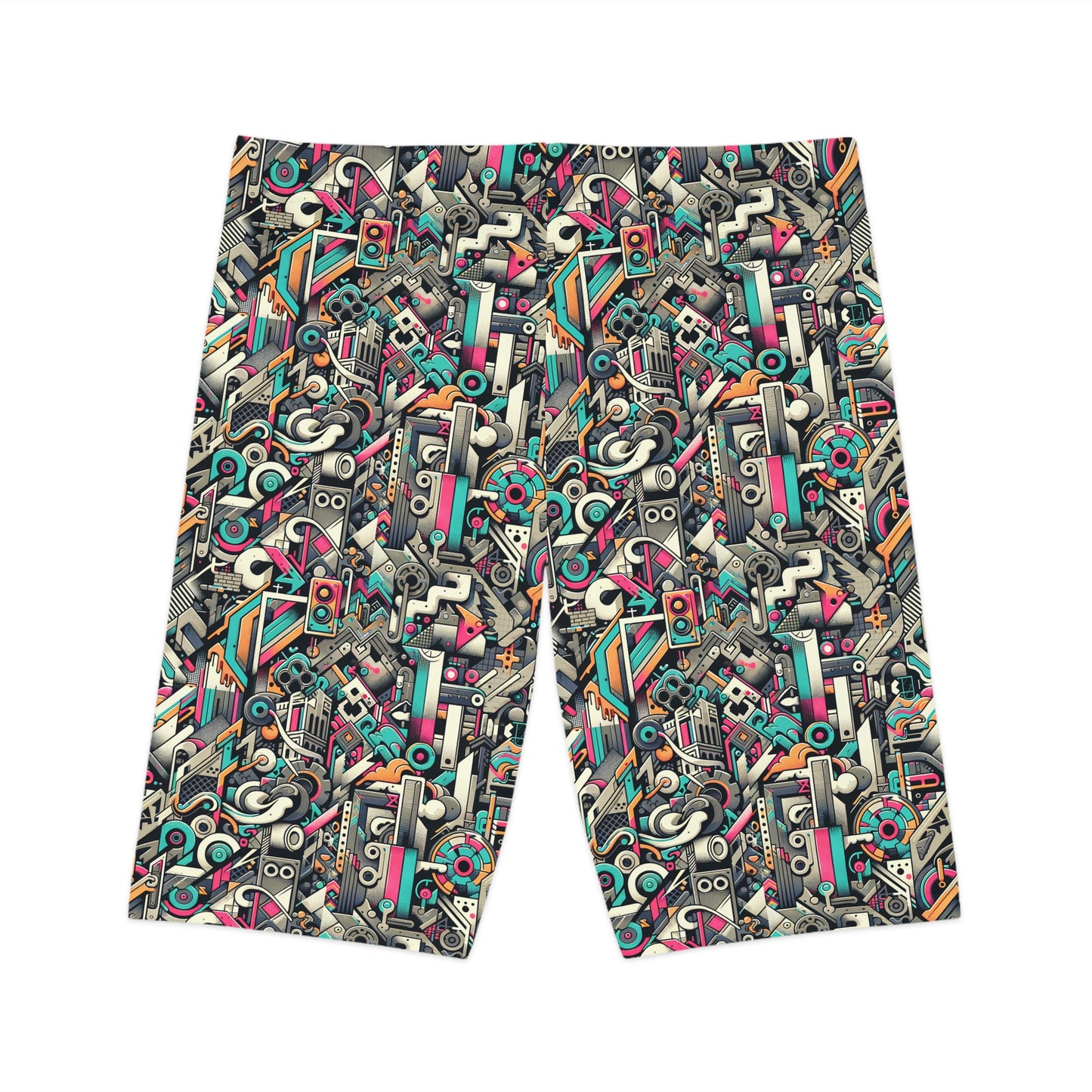Digital Street Art Urban Street Style Women's Bike Shorts - 8404 Design-74