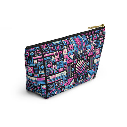 Digital Rebellion Youthful Streetwear with a Rebellious Digital Twist Accessory Pouch W T-bottom - 8404 Design-65