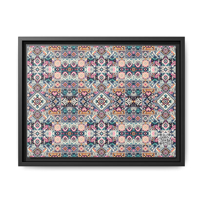 Matte Canvas, Framed (multi-Color) - 8404 Design-01