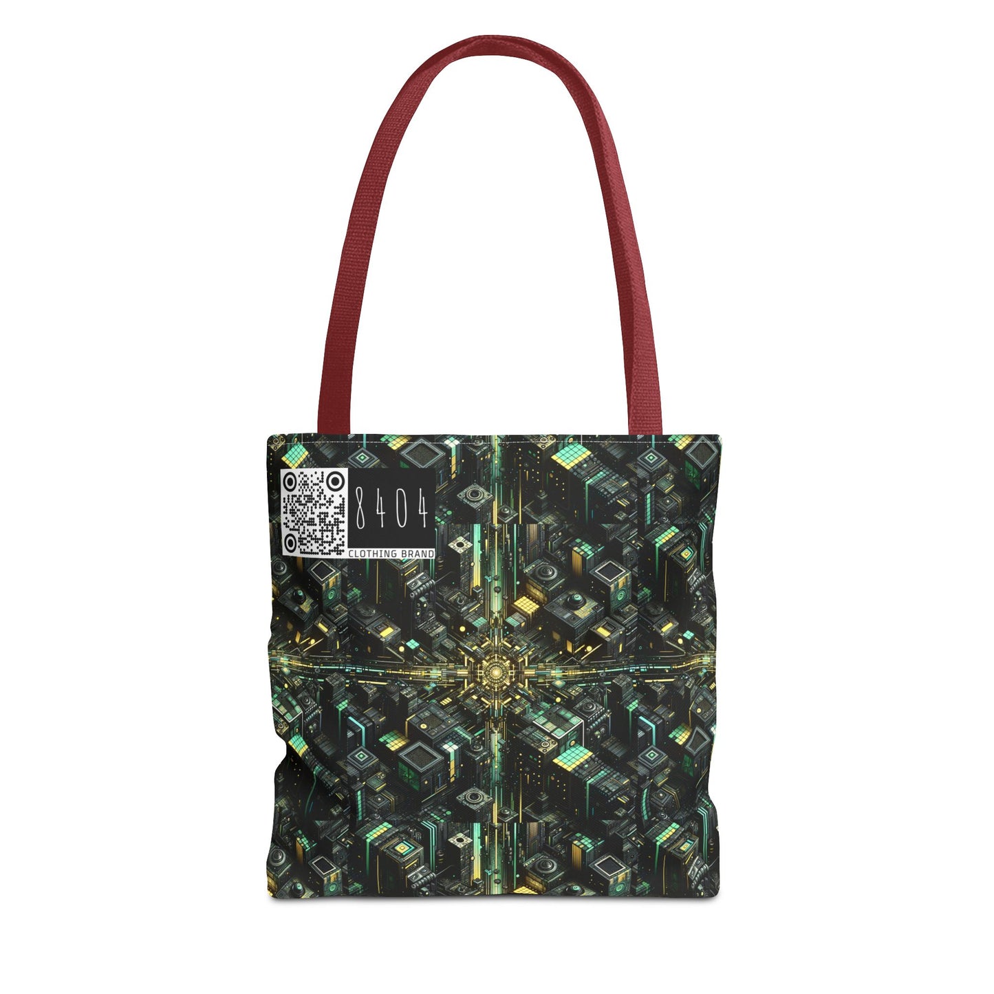 Tech Noir Graphics Tech-Inspired Streetwear Tote Bag - 8404 Design-66