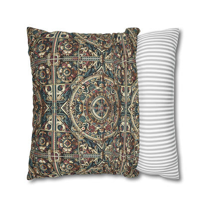 Urban Renaissance Historical Fusion With Street Edge Faux Suede Square Pillowcase - 8404 Design-57