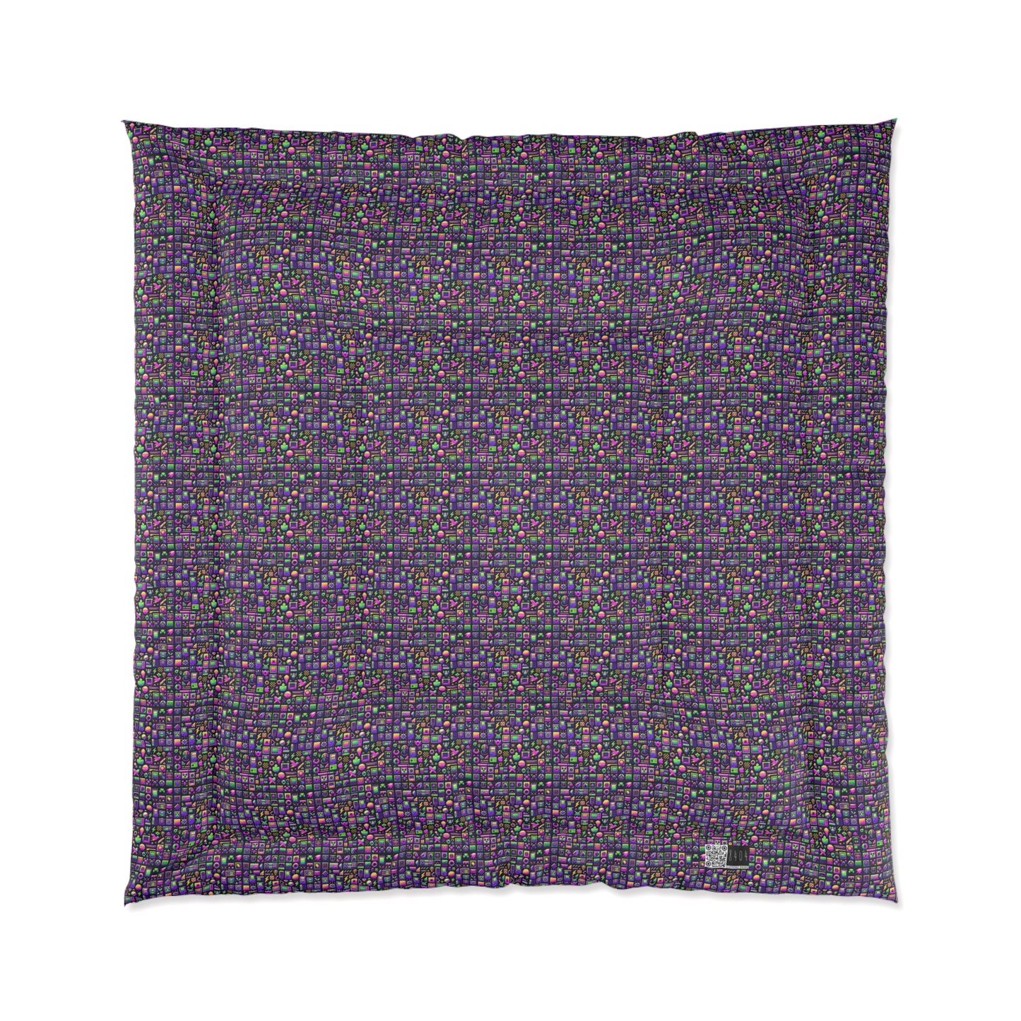Digital Nostalgia Remix Modern Vintage Fusion Comforter - 8404 Design-49