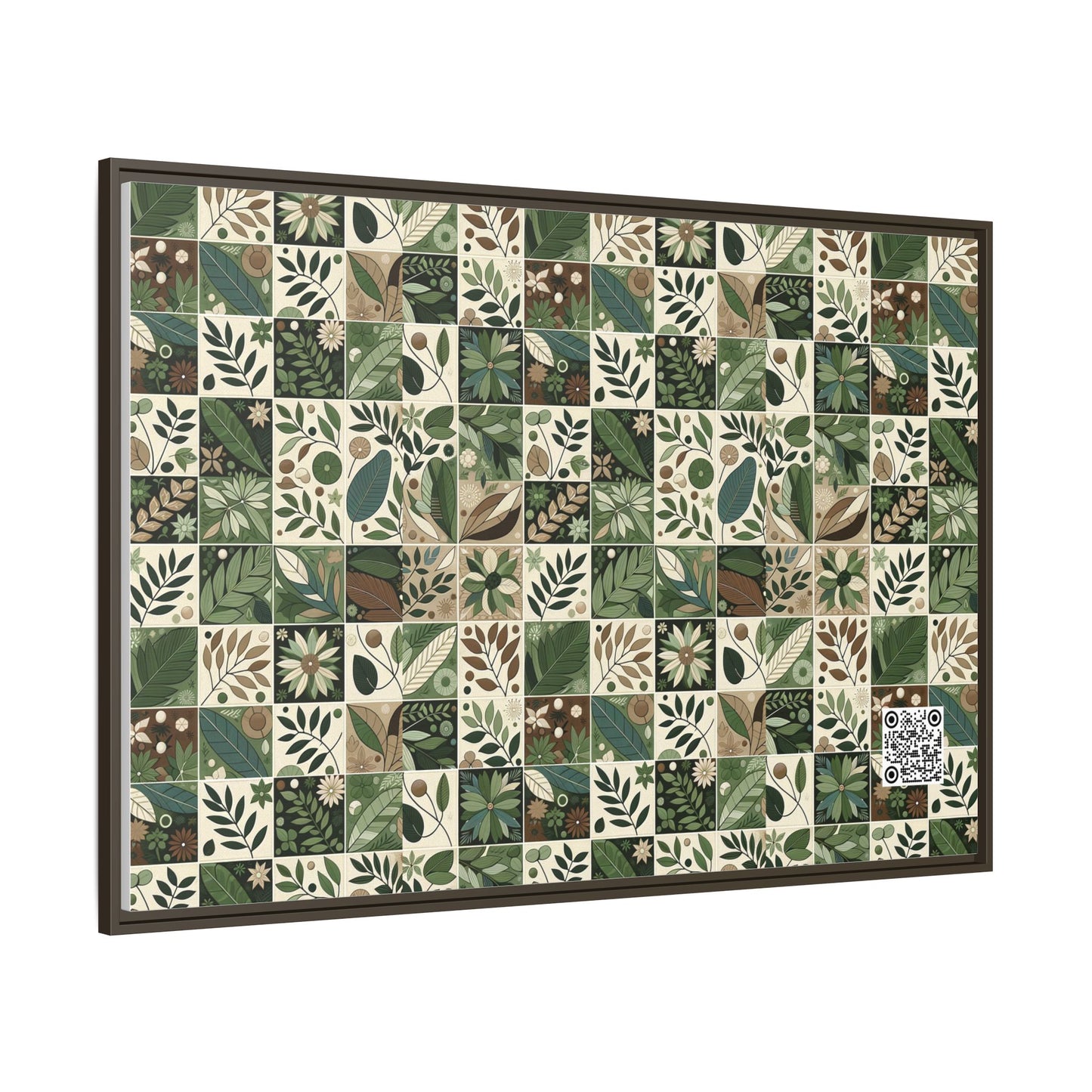 Streetwear Sustainability Environmentally Conscious Streetwear with a Natural Aesthetic Matte Canvas, Framed (multi-color) - 8404 Design-57 A