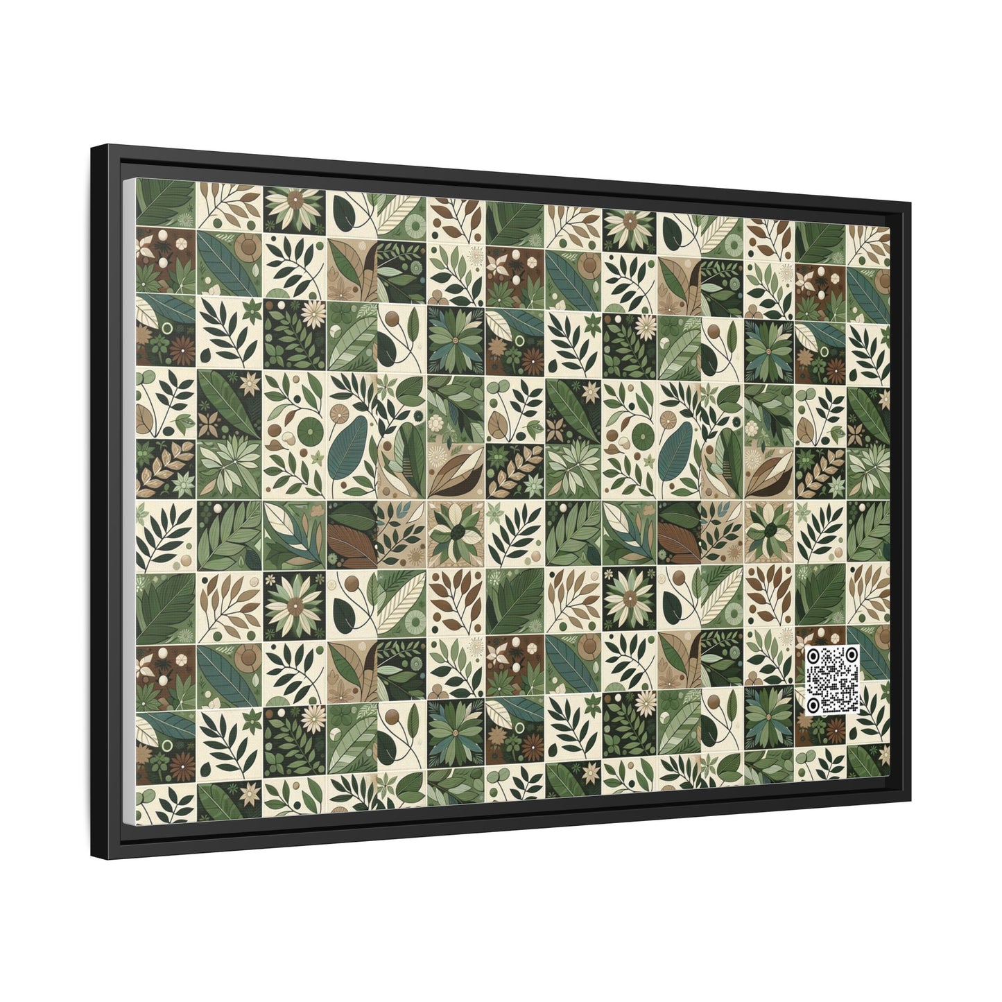 Streetwear Sustainability Environmentally Conscious Streetwear with a Natural Aesthetic Matte Canvas, Framed (multi-color) - 8404 Design-57 A