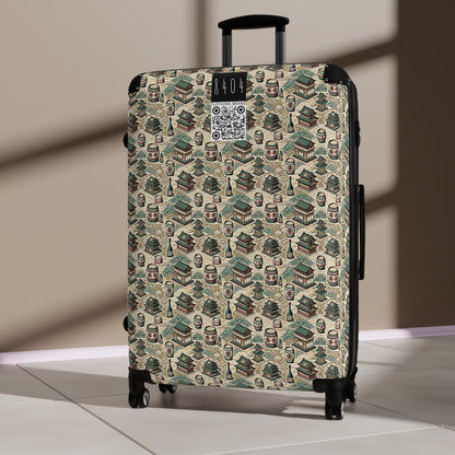 Cultural Artisanal Fusion Contemporary Cultural Elegance Suitcase - 8404 Design-68