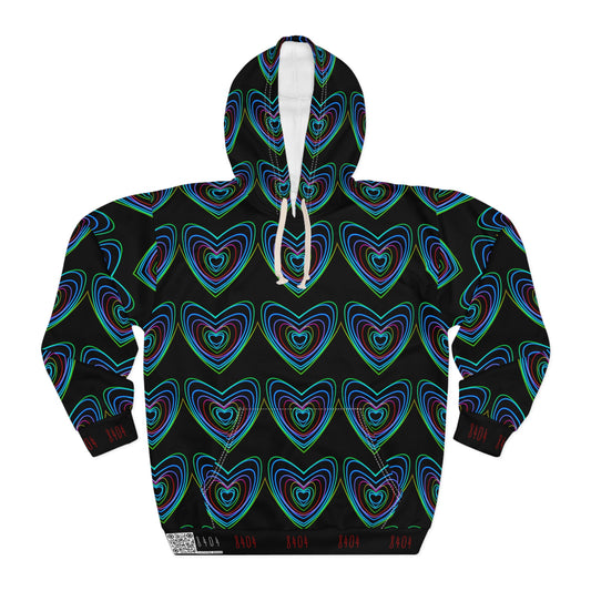 8404's Unisex Adult "Glows of Love" Fashion Pullover Hoodie