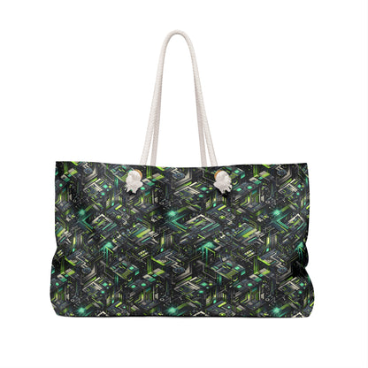 Tech-Infused Graphics Tech-Forward Streetwear Weekender Bag - 8404 Design-47
