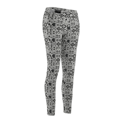 Digital Minimalism Minimalist Tech Women's Cut & Sew Casual Leggings - 8404 Design-55