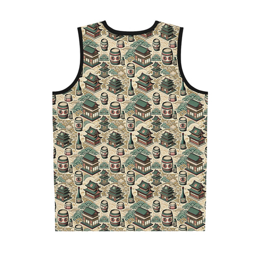 Cultural Artisanal Fusion Contemporary Cultural Elegance Basketball Jersey - 8404 Design-68