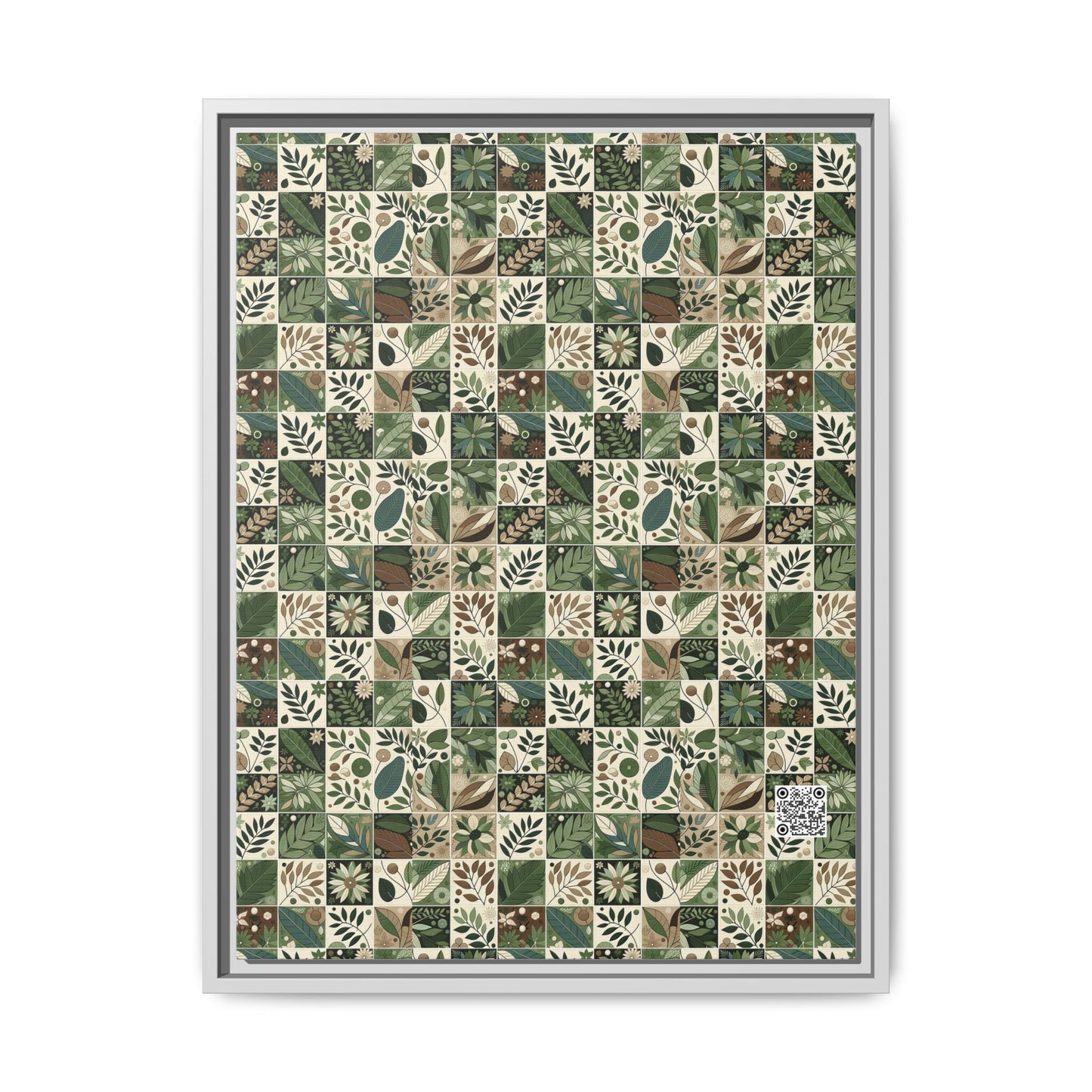 Streetwear Sustainability Environmentally Conscious Streetwear with a Natural Aesthetic Matte Canvas, Framed (multi-color) - 8404 Design-57 A