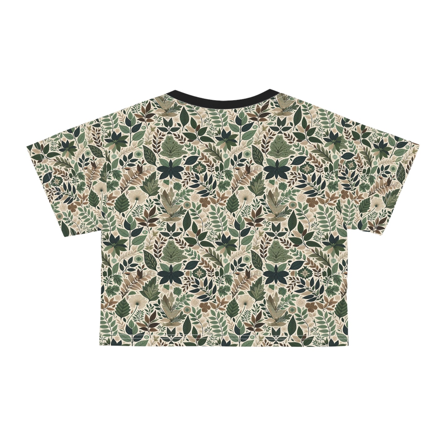 Streetwear Sustainability Environmentally Conscious Streetwear with a Natural Aesthetic Crop Tee - 8404 Design-57