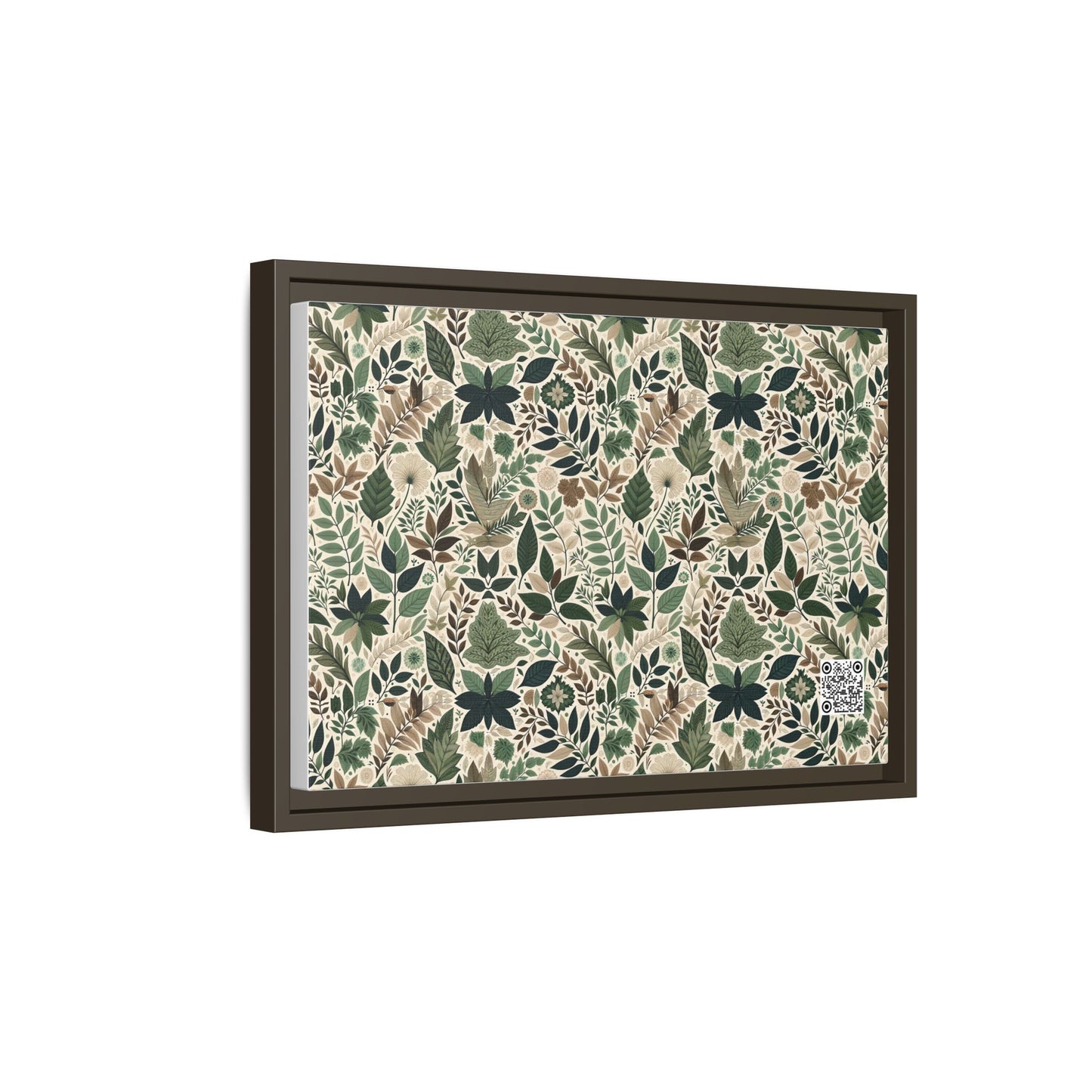 Streetwear Sustainability Environmentally Conscious Streetwear with a Natural Aesthetic Matte Canvas, Framed (multi-color) - 8404 Design-57 B