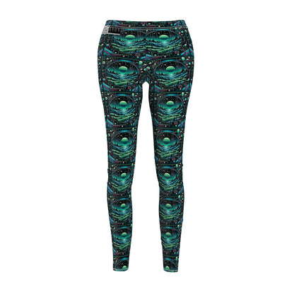 Digital Adventure Graphics Digital Explorer Women's Cut & Sew Casual Leggings - 8404 Design-59