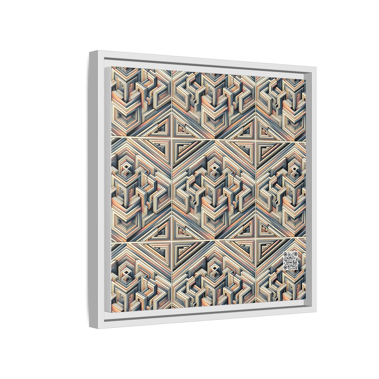 Tech Illusion Graphics Futuristic Artistry Matte Canvas, Framed (multi-color) - 8404 Design-52 B