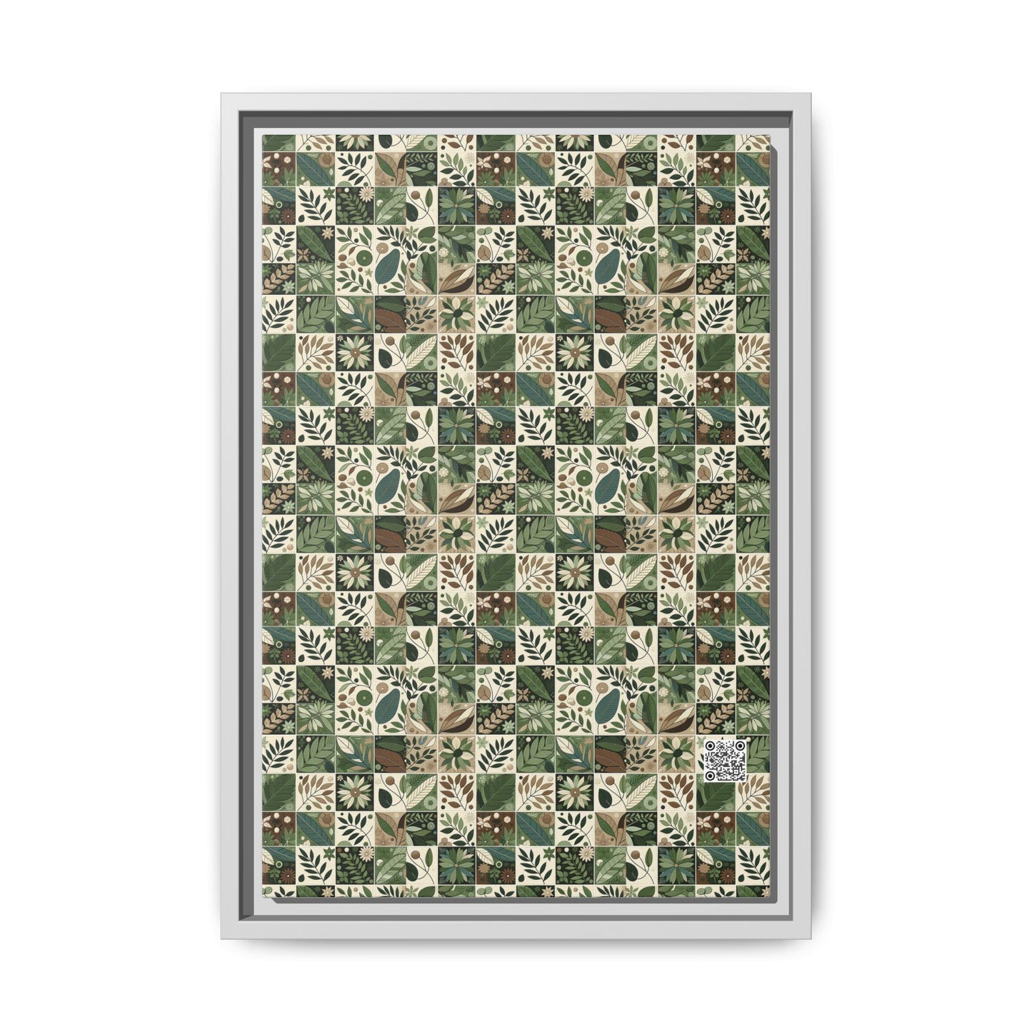 Streetwear Sustainability Environmentally Conscious Streetwear with a Natural Aesthetic Matte Canvas, Framed (multi-color) - 8404 Design-57 B