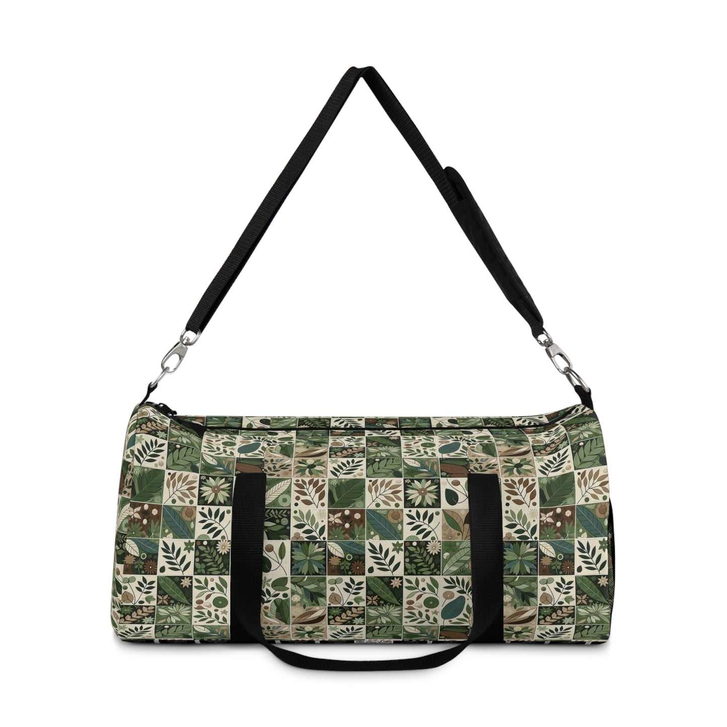 Streetwear Sustainability Environmentally Conscious Streetwear with a Natural Aesthetic Duffel Bag - 8404 Design-57