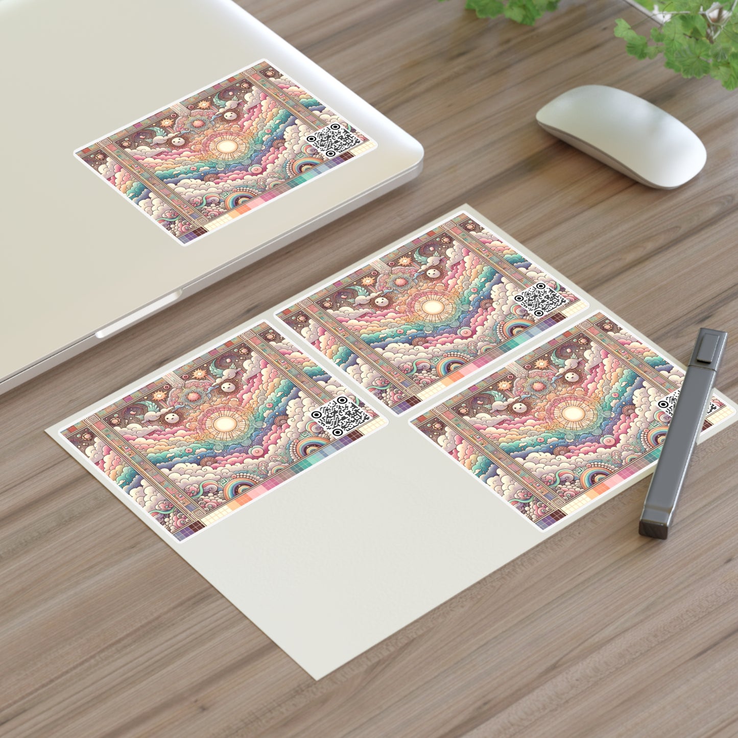 Digital Dreamland Whimsical and Nostalgic Streetwear With a Digital Twist Sticker Sheets - 8404 Design-56