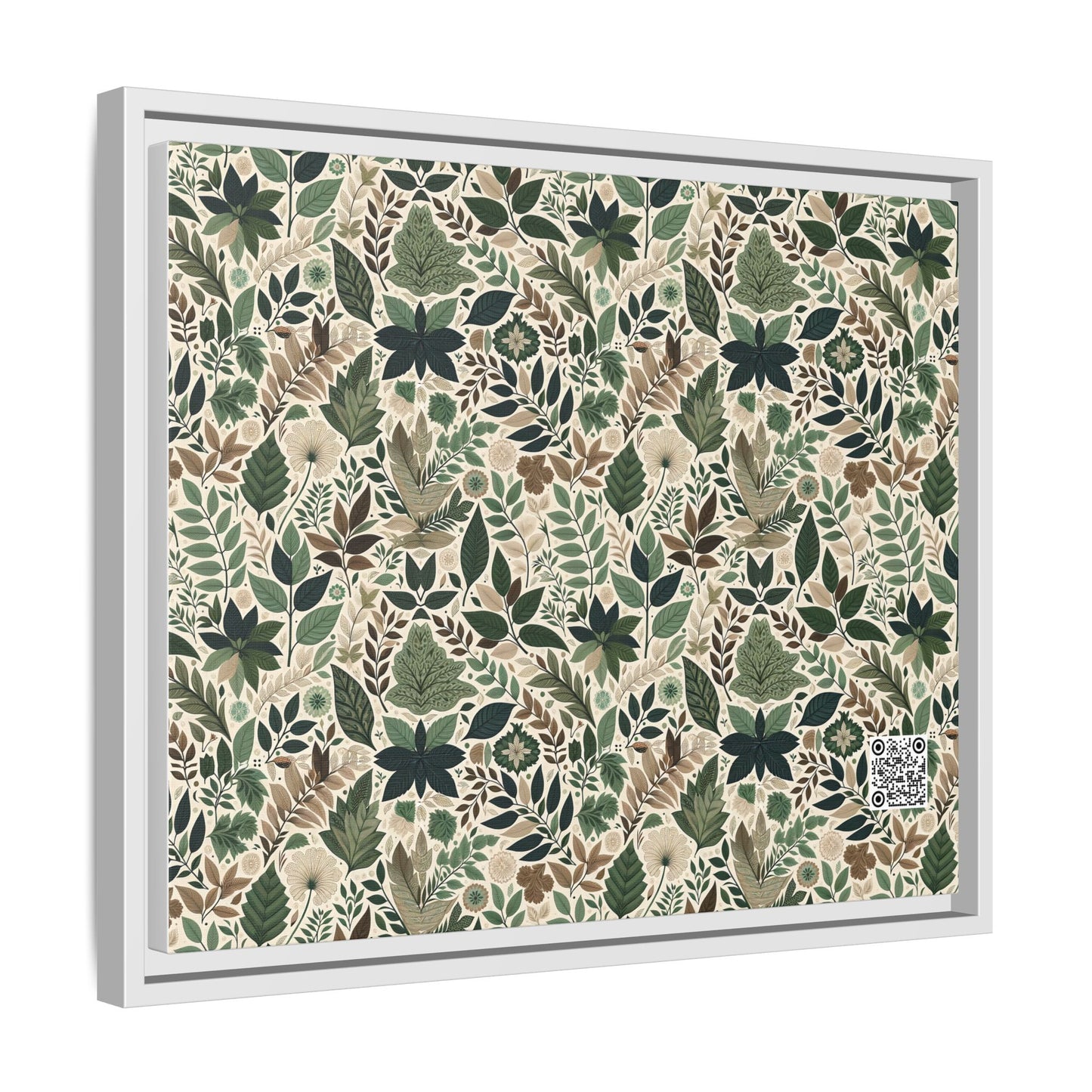 Streetwear Sustainability Environmentally Conscious Streetwear with a Natural Aesthetic Matte Canvas, Framed (multi-color) - 8404 Design-57 A