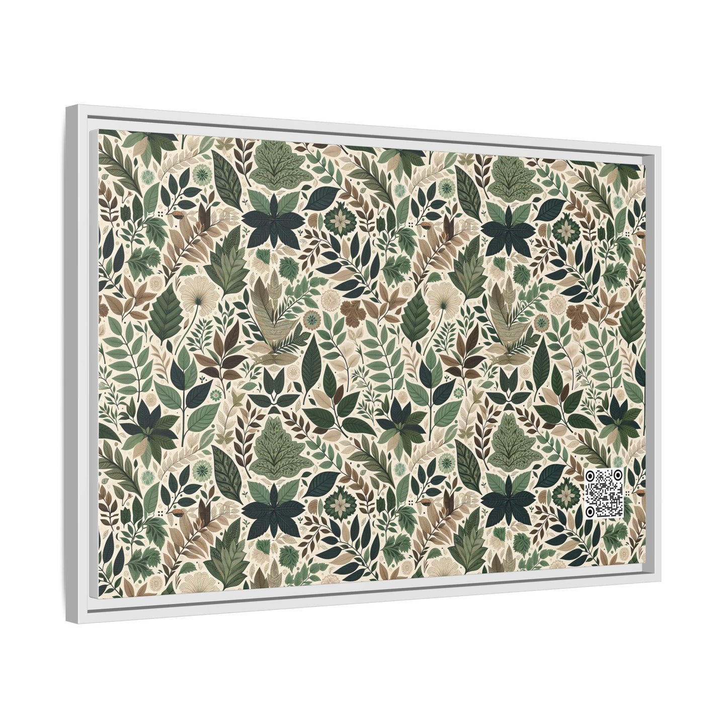 Streetwear Sustainability Environmentally Conscious Streetwear with a Natural Aesthetic Matte Canvas, Framed (multi-color) - 8404 Design-57 A