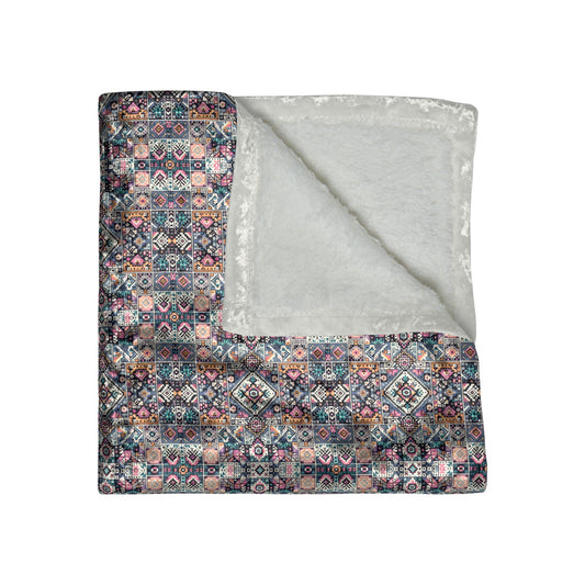 Crushed Velvet Blanket - 8404 Design-01