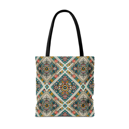 Cultural Fusion Tech Blend of Cultural Heritage With Tech-Inspired Elements Tote Bag - 8404 Design-64