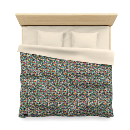 Graffiti Fusion Modern Street Art Fusion Microfiber Duvet Cover - 8404 Design-58