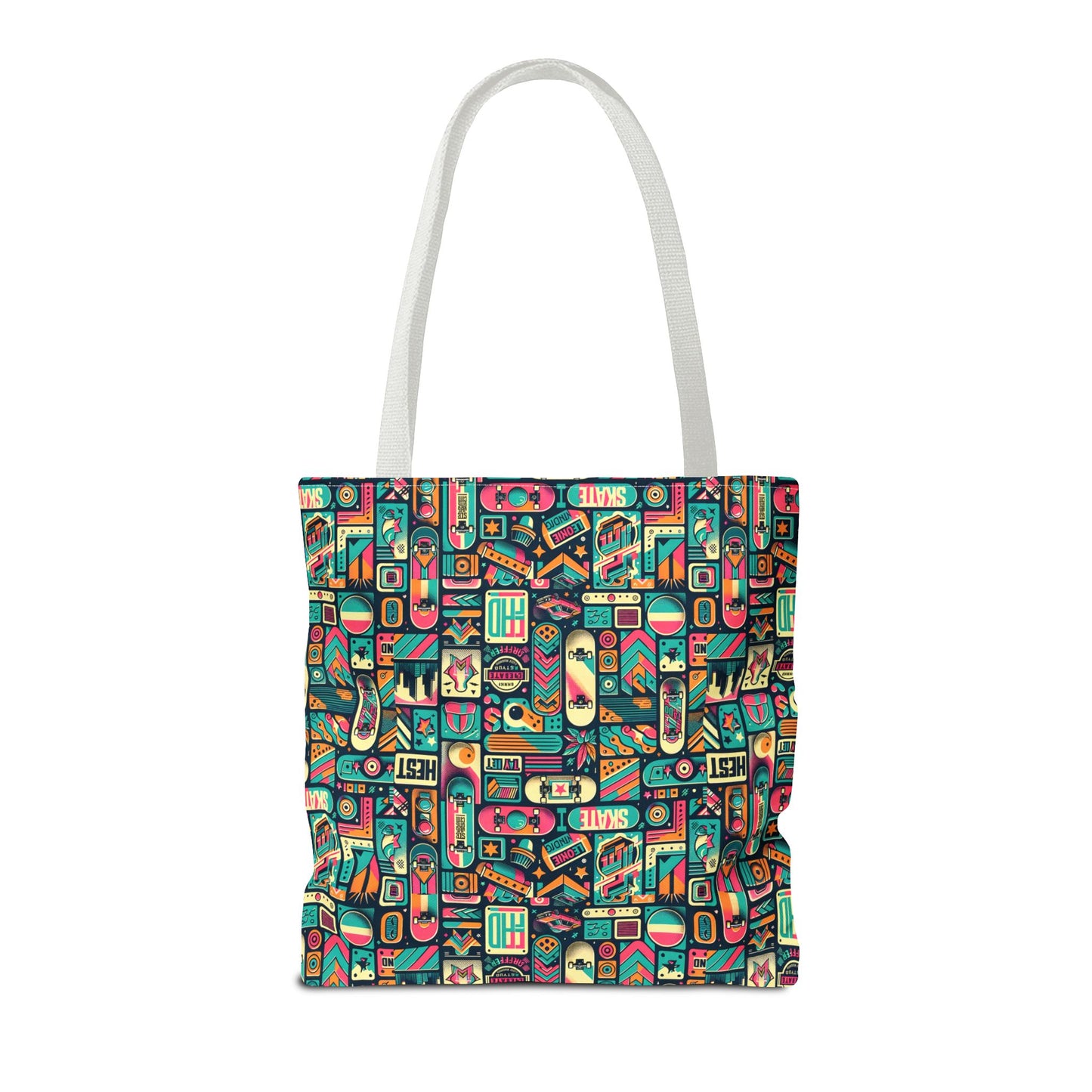 Skate Culture Revival Urban Retro Cool Tote Bag - 8404 Design-61