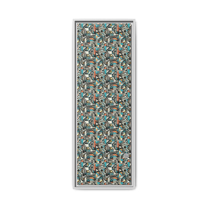 Digital Street Art Urban Street Style Matte Canvas, Framed (multi-color) - 8404 Design-81 B