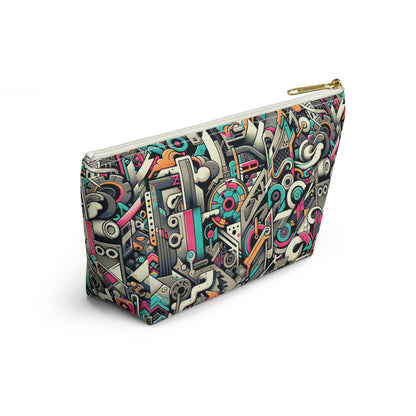 Digital Street Art Urban Street Style Accessory Pouch W T-bottom - 8404 Design-74