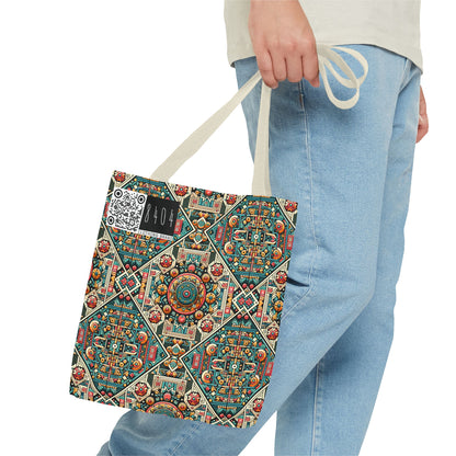 Cultural Fusion Tech Blend of Cultural Heritage With Tech-Inspired Elements Tote Bag - 8404 Design-74