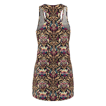 Digital Renaissance Modern Baroque Fusion Women's Cut & Sew Racerback Dress - 8404 Design-53