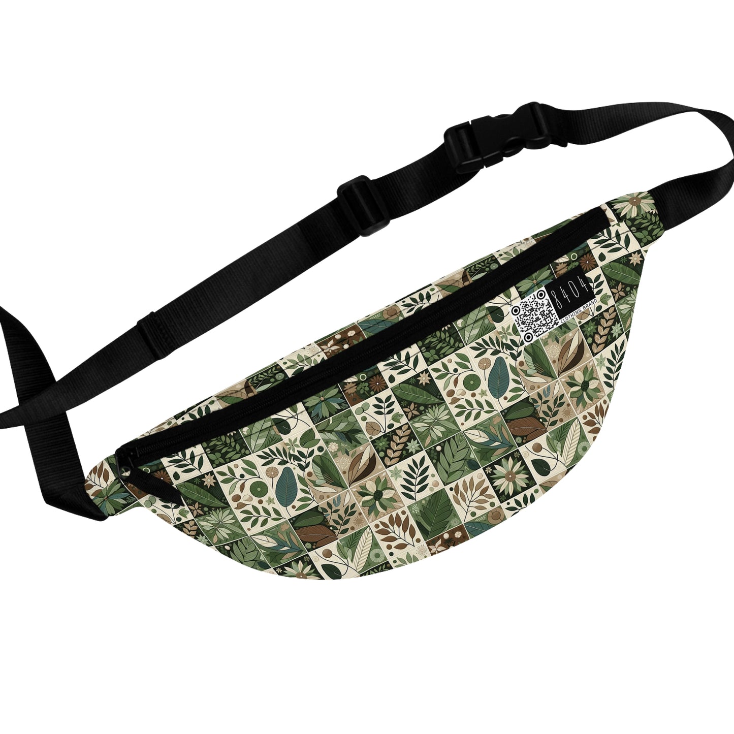 Streetwear Sustainability Environmentally Conscious Streetwear with a Natural Aesthetic Fanny Pack - 8404 Design-57