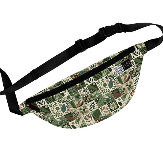 Streetwear Sustainability Environmentally Conscious Streetwear with a Natural Aesthetic Fanny Pack - 8404 Design-57