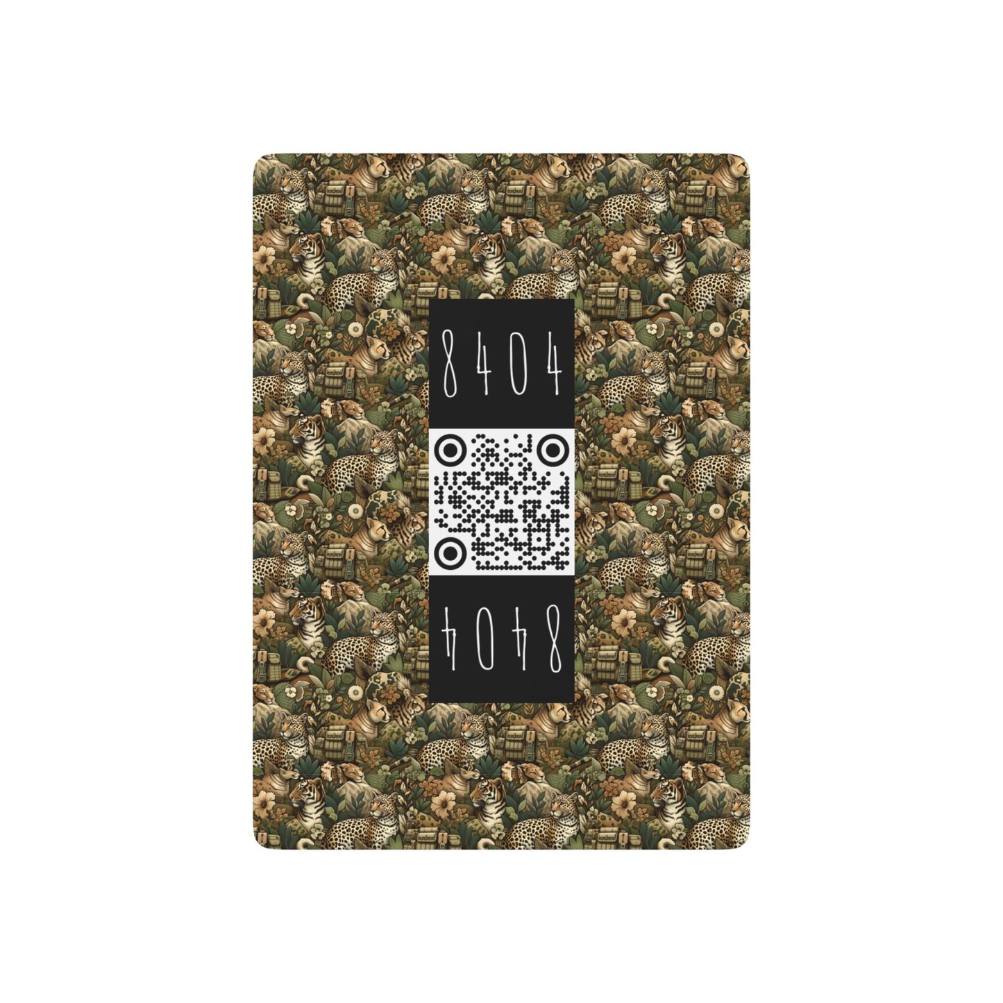 Streetwear Safari Urban Jungle Explorer Poker Playing Cards - 8404 Design-58 S