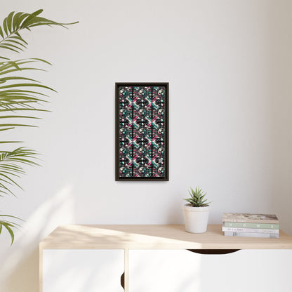Digital Artistry Digital-native Streetwear Matte Canvas, Framed (multi-color) - 8404 Design-62 B