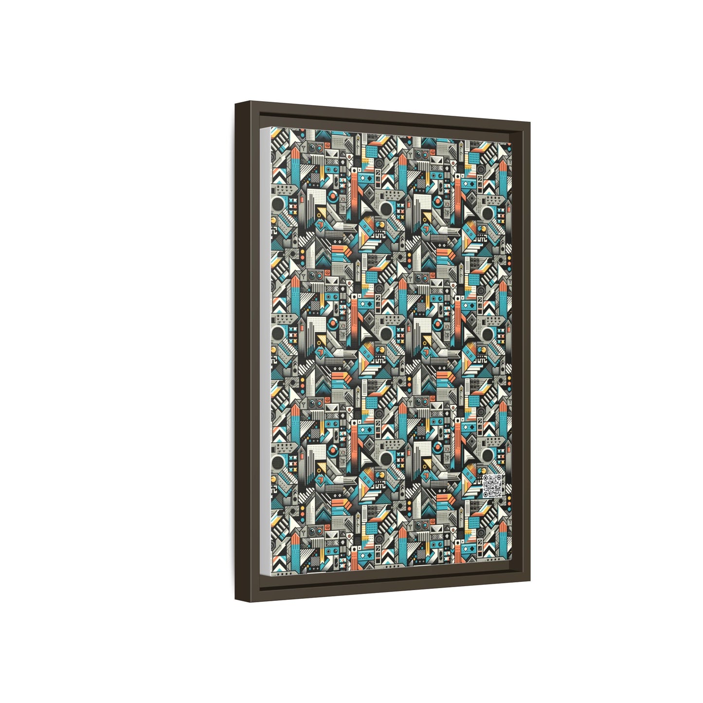 Digital Street Art Urban Street Style Matte Canvas, Framed (multi-color) - 8404 Design-81 B