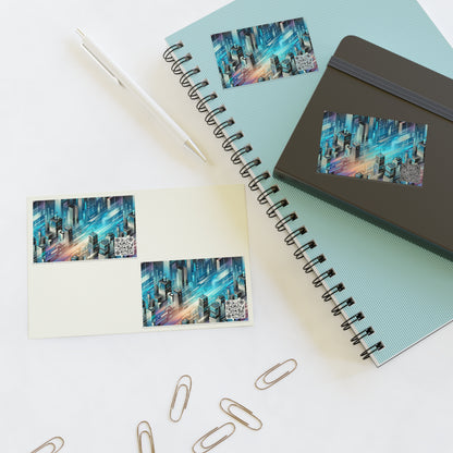 Digital Motion Futuristic Tech Sticker Sheets - 8404 Design-58