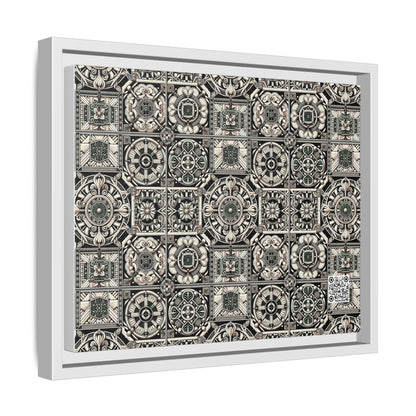 Cyber Garden Party Tech Garden Extravaganza Matte Canvas, Framed (multi-Color) - 8404 Design-45 A
