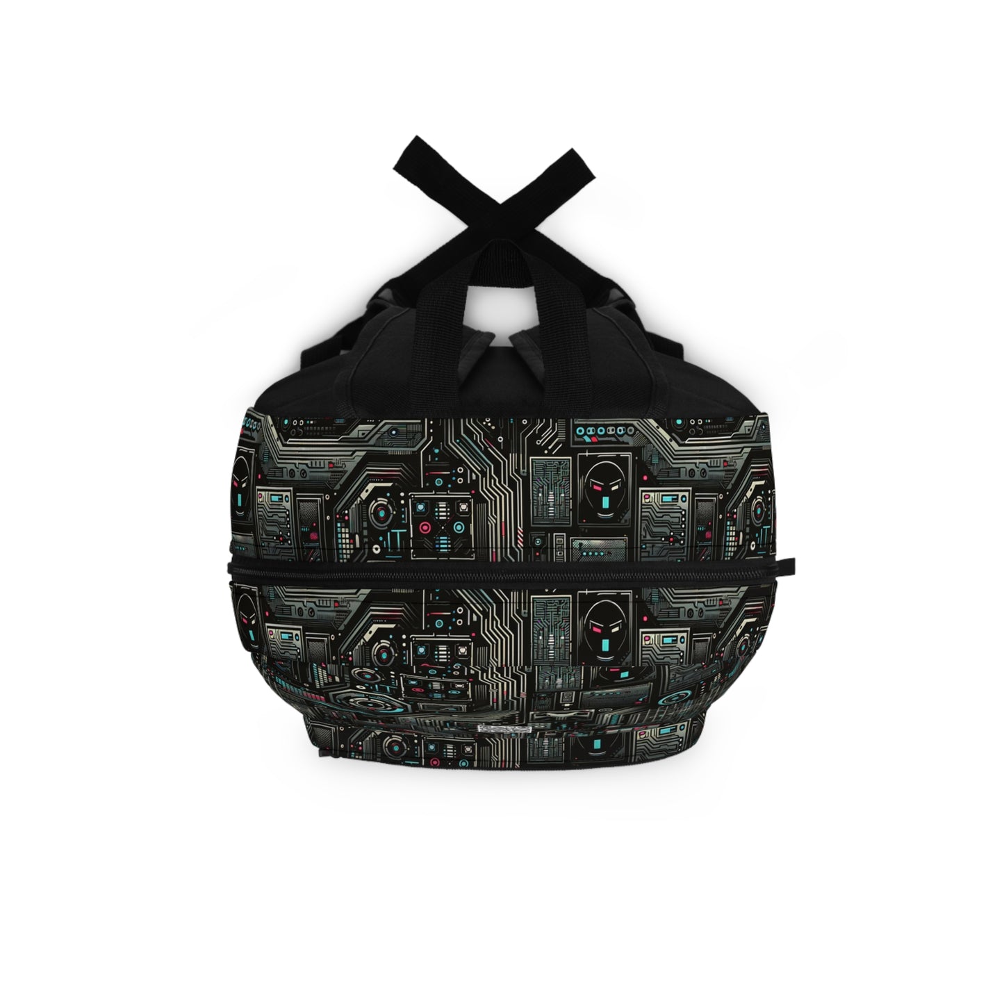 Tech Noir Aesthetics Sleek Tech Streetwear Backpack - 8404 Design-52