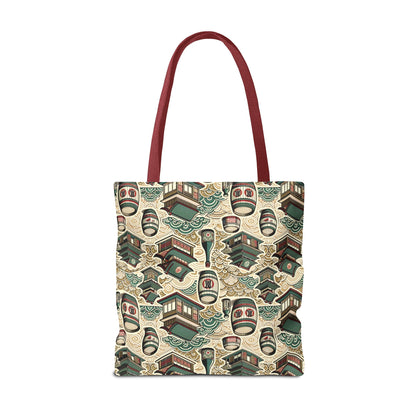 Cultural Artisanal Fusion Contemporary Cultural Elegance Tote Bag - 8404 Design-68