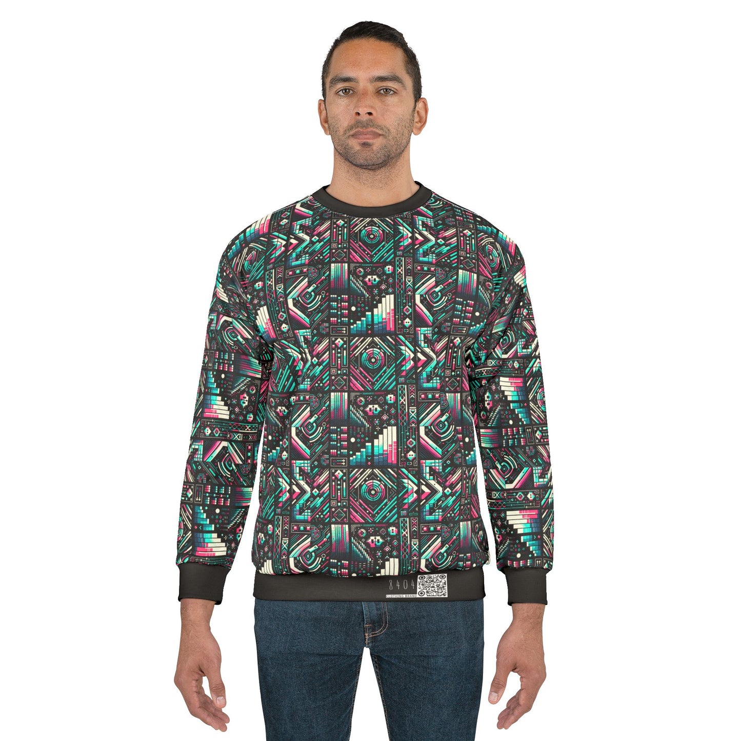 Digital Artistry Digital-native Streetwear Sweatshirt - 8404 Design-60